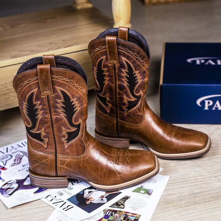 J&B Kaptan Jack Kahverengi Erkek Western Çizme M3501