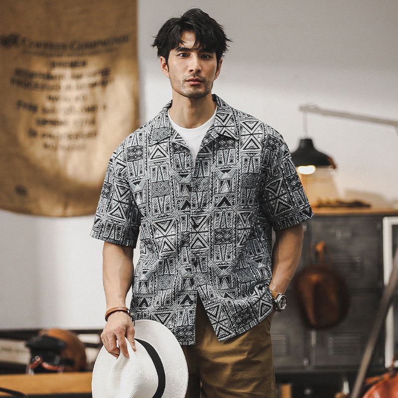 J&B Tribal Pattern Shirt