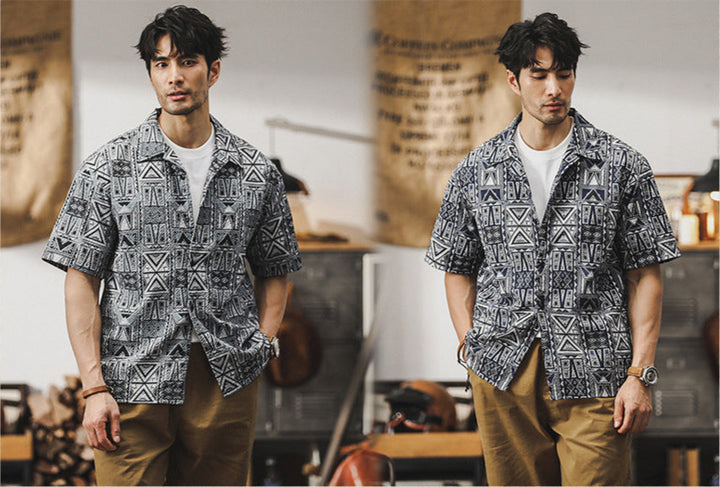 J&B Tribal Pattern Shirt