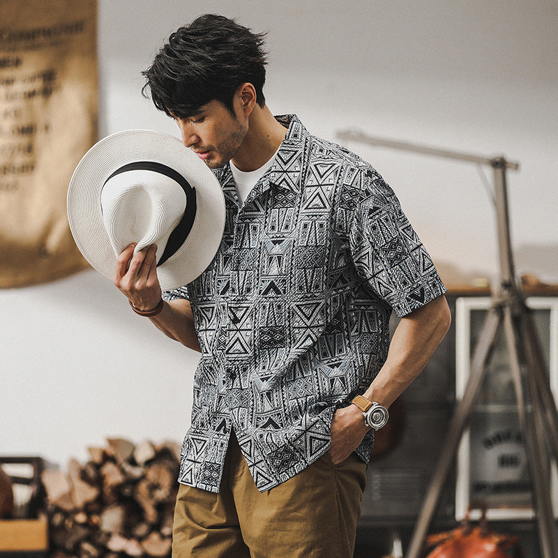 J&B Tribal Pattern Shirt