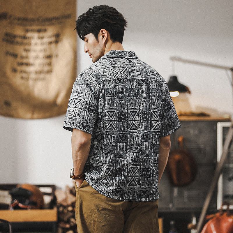 J&B Tribal Pattern Shirt