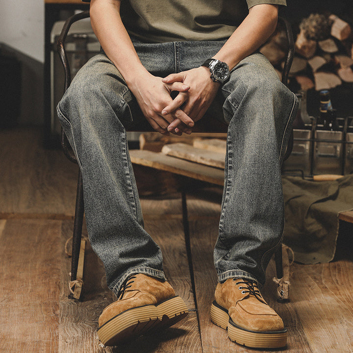 J&B Contrast Retro Denim