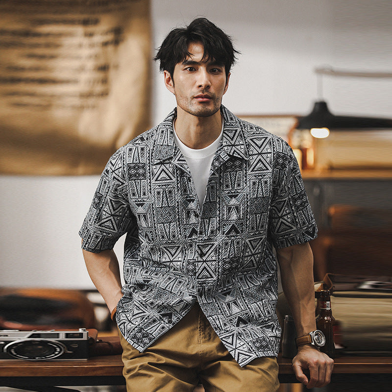 J&B Tribal Pattern Shirt